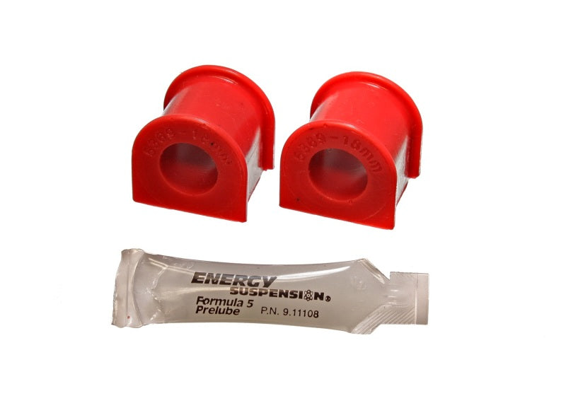 Load image into Gallery viewer, Energy Suspension 88-91 Honda Civic/CRX Red 18mm Front Sway Bar Bushings
