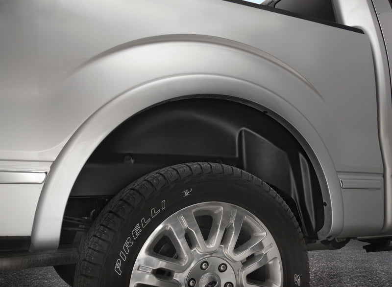 Load image into Gallery viewer, Husky Liners 15-20 Ford F-150 Black Rear Wheel Well Guards
