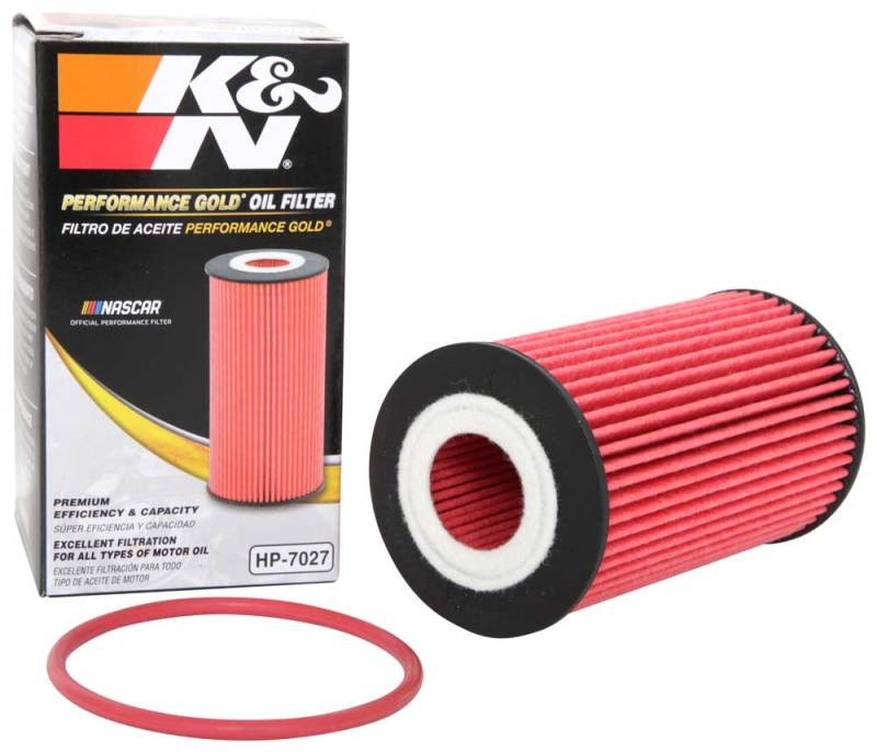 Load image into Gallery viewer, K&amp;N Performance Oil Filter for 09-19 GM 1.4L / 1.6L / 1.8L w/ Hengst Filter Housing
