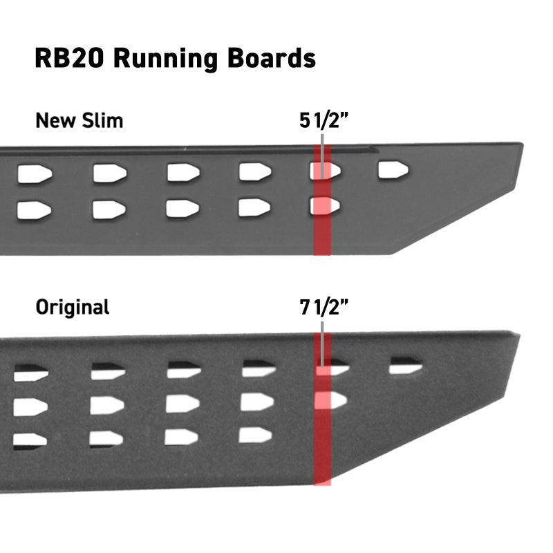 Load image into Gallery viewer, Go Rhino RB20 Slim Running Boards - Universal 73in. - Tex. Blk
