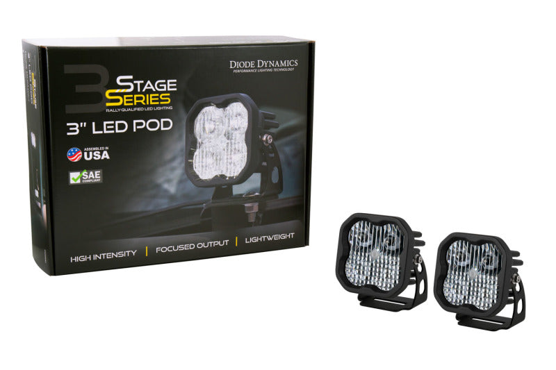 Load image into Gallery viewer, Diode Dynamics 2021 Ford Bronco Sport SS3 LED Ditch Light Kit - White Combo
