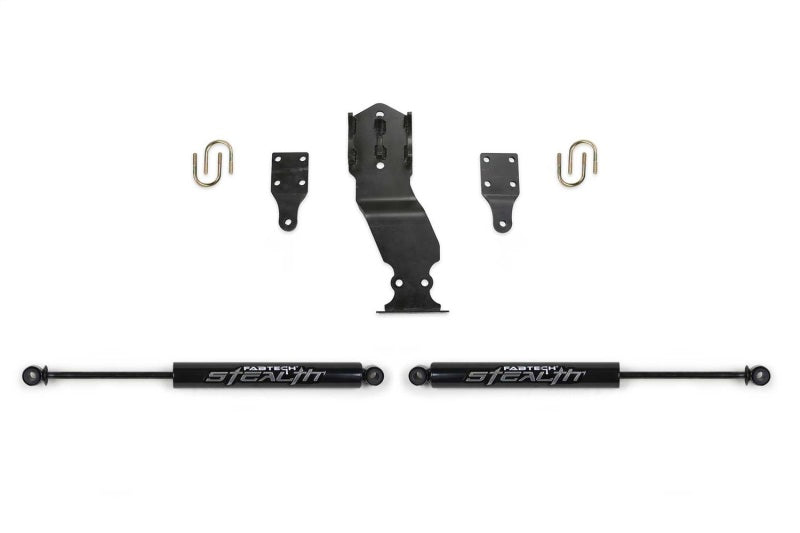 Load image into Gallery viewer, Fabtech 17-20 Ford Superduty 4WD Stealth Dual Steering Stabilizer Kit
