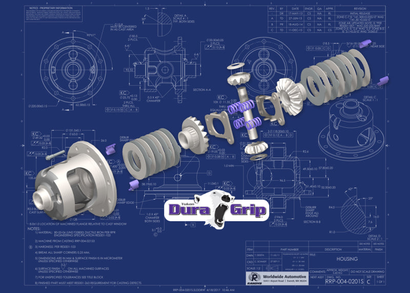 Load image into Gallery viewer, Yukon Gear Dura Grip Positraction For Ford 8.8in w/31 Spline Axles
