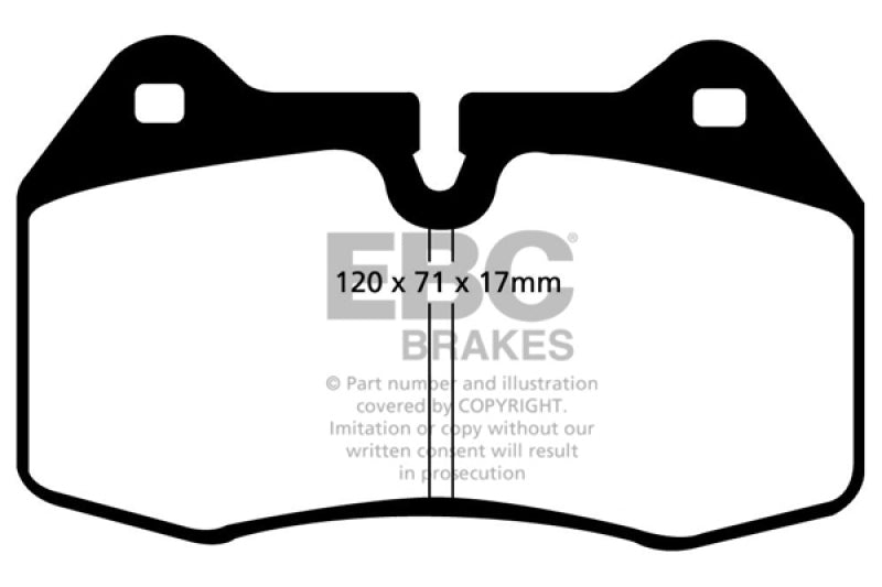 Load image into Gallery viewer, EBC 94-99 BMW M5 3.8 (E34) Redstuff Front Brake Pads
