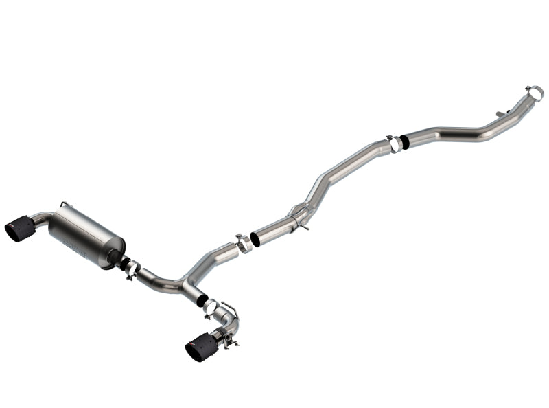 Load image into Gallery viewer, Borla 2020 Toyota Supra GR 3.0L I6 3in ATAK Catback Exhaust - Carbon Fiber Tips
