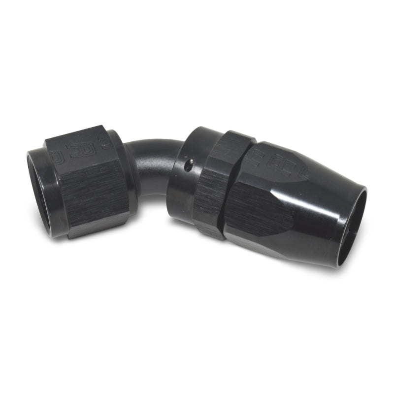 Load image into Gallery viewer, Russell Performance -8 AN Black 45 Degree Full Flow Hose End
