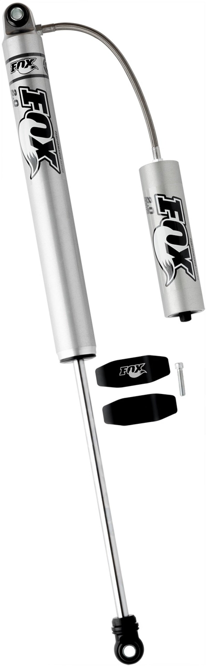 Load image into Gallery viewer, Fox 99+ Chevy HD 2.0 Performance Series 14.1in. Smooth Body Remote Res. Rear Shock / 7-10in. Lift

