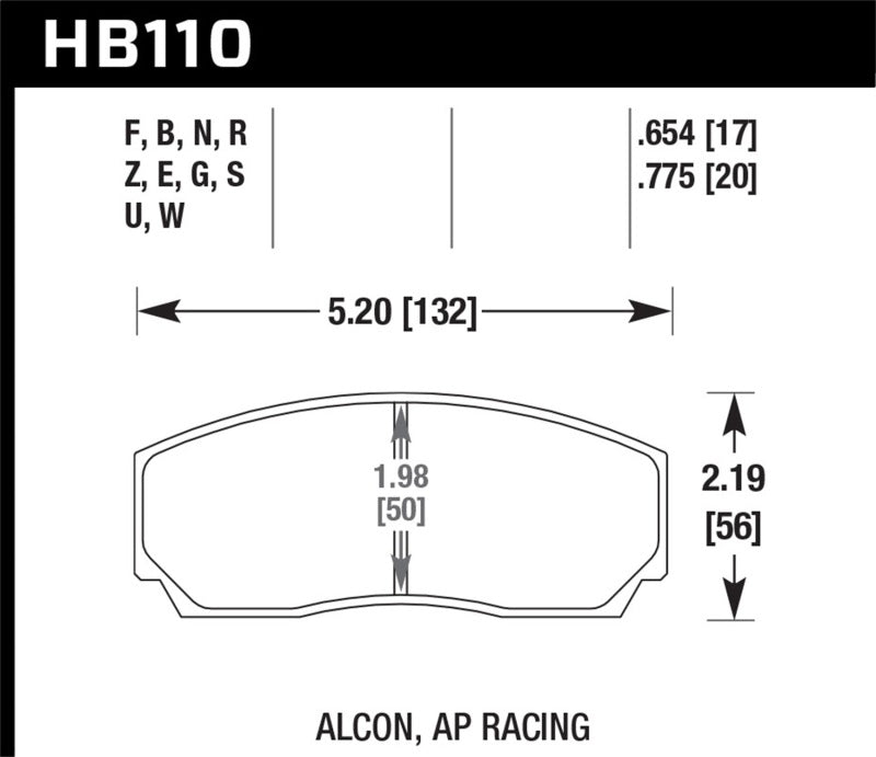 Load image into Gallery viewer, Hawk AP CP5200 Caliper HP+ Street Brake Pads
