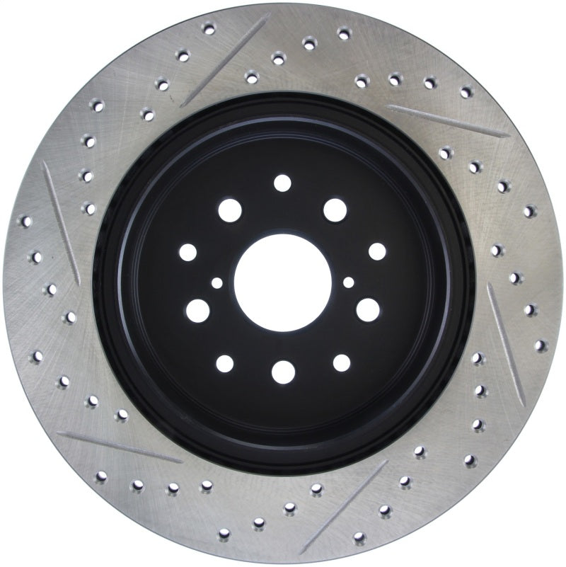 Load image into Gallery viewer, StopTech 5/93-98 Toyota Supra Left Rear Slotted &amp; Drilled Rotor
