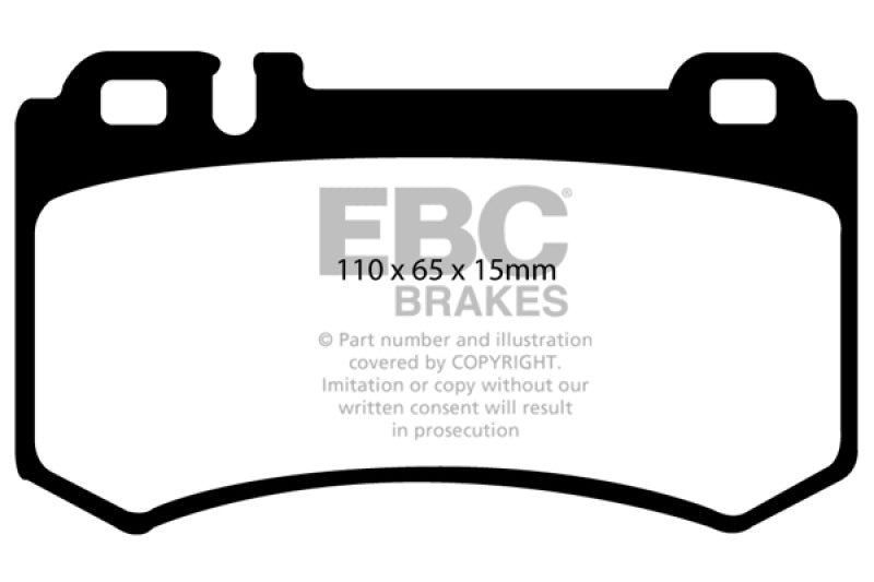 Load image into Gallery viewer, EBC 03-06 Mercedes-Benz CL55 AMG 5.4 Supercharged Redstuff Rear Brake Pads

