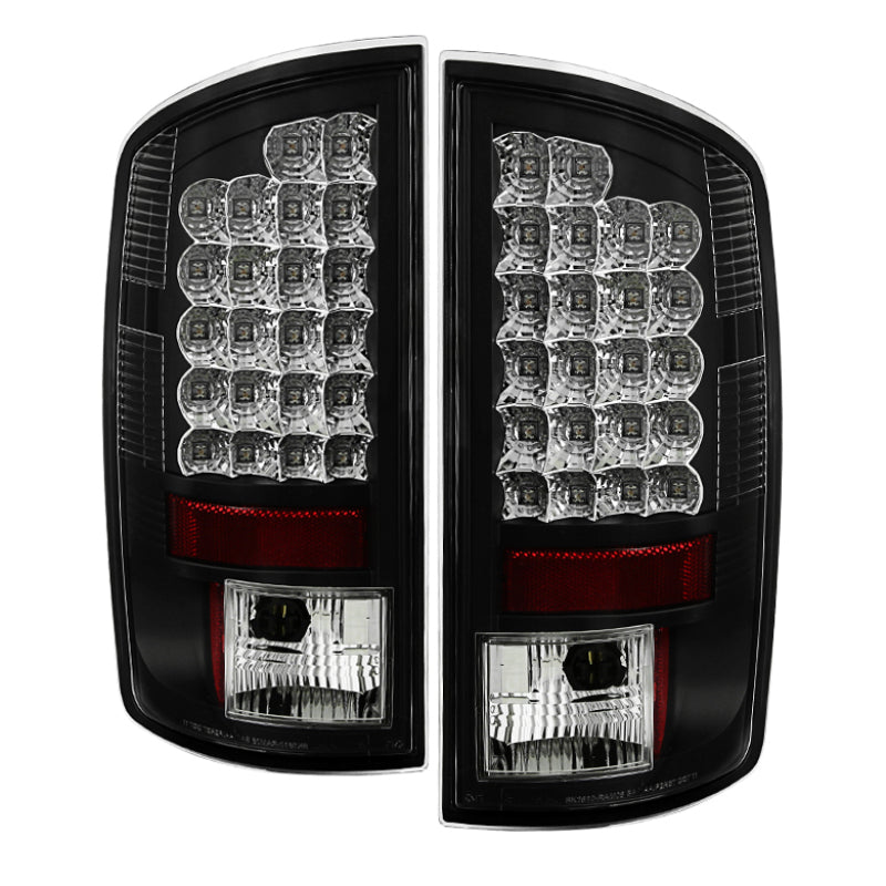 Load image into Gallery viewer, Spyder Dodge Ram 07-08 1500/Ram 07-09 2500/3500 LED Tail Lights Black ALT-YD-DRAM06-LED-BK

