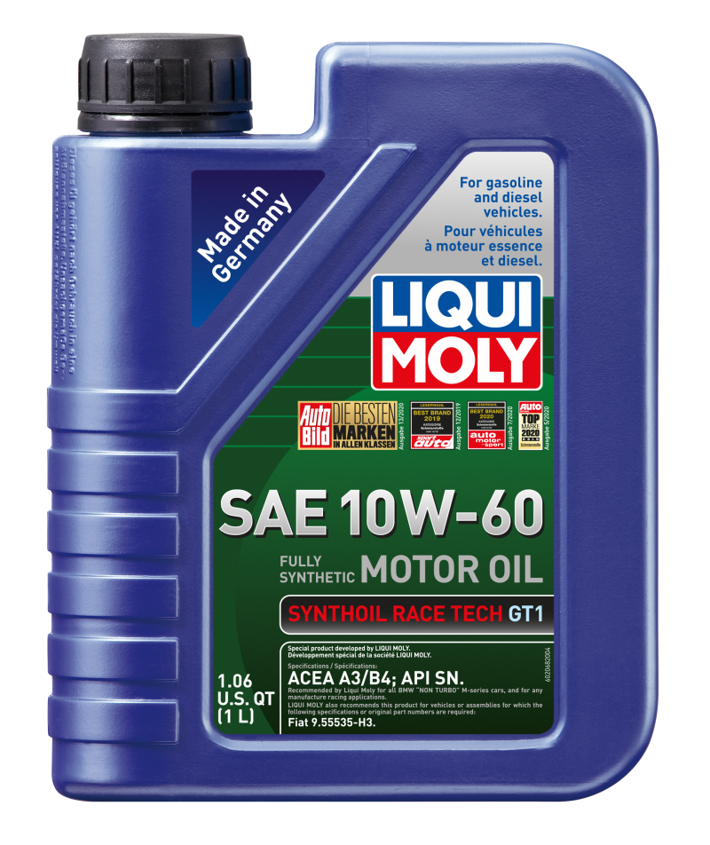 Load image into Gallery viewer, LIQUI MOLY 1L Synthoil Race Tech GT1 Motor Oil 10W60
