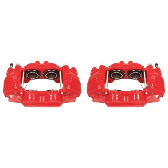 Power Stop 03-09 Toyota 4Runner Front Red Calipers w/o Brackets - Pair