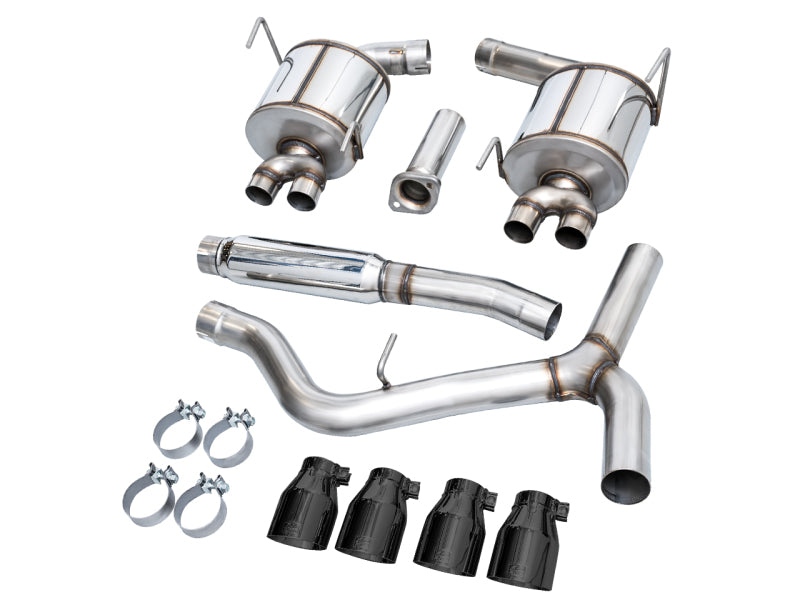 Load image into Gallery viewer, AWE Tuning 2022+ VB Subaru WRX Touring Edition Exhaust - Diamond Black Tips
