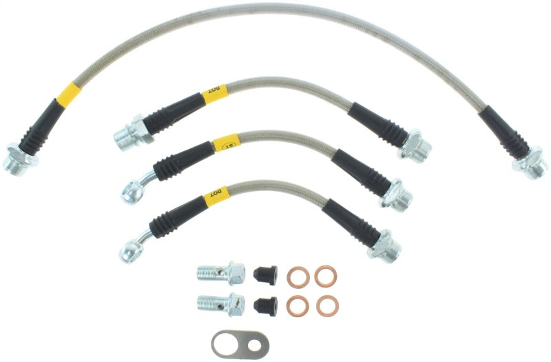 Load image into Gallery viewer, StopTech 08-11 Scion xB Rear Stainless Steel Brake Lines
