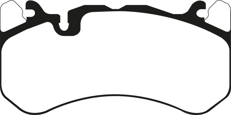 Load image into Gallery viewer, EBC 13-14 Audi RS7 4.0TT (w/Cast Iron Rotors &amp; Trapezoid Weights) Yellowstuff Front Brake Pads
