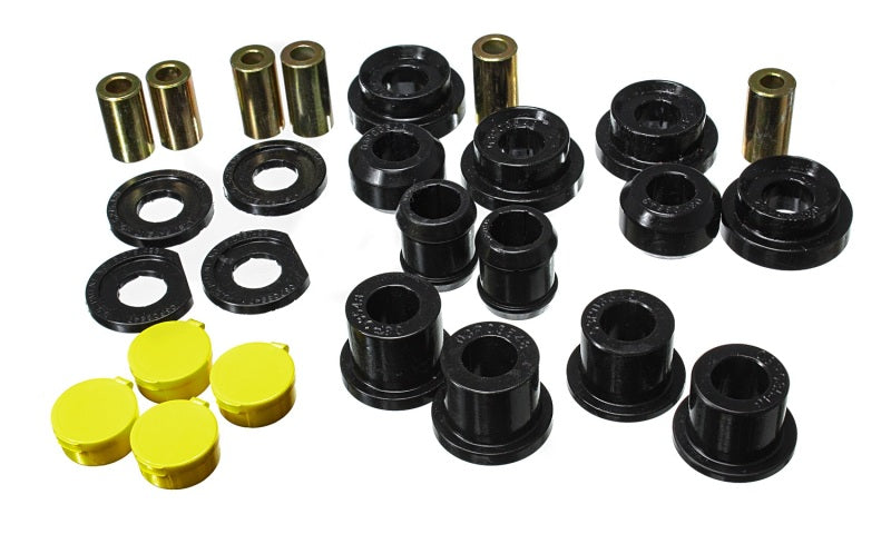 Load image into Gallery viewer, Energy Suspension 06-11 Honda Civic Black Rear Lower Trailing Arm and Lower Knuckle Bushing Set
