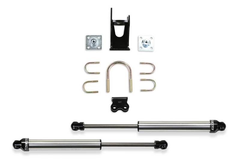 Load image into Gallery viewer, Fabtech 05-21 Ford F250/350 4WD Dual Steering Stabilizer System (Opposing Style) w/DL 2.25 Shocks
