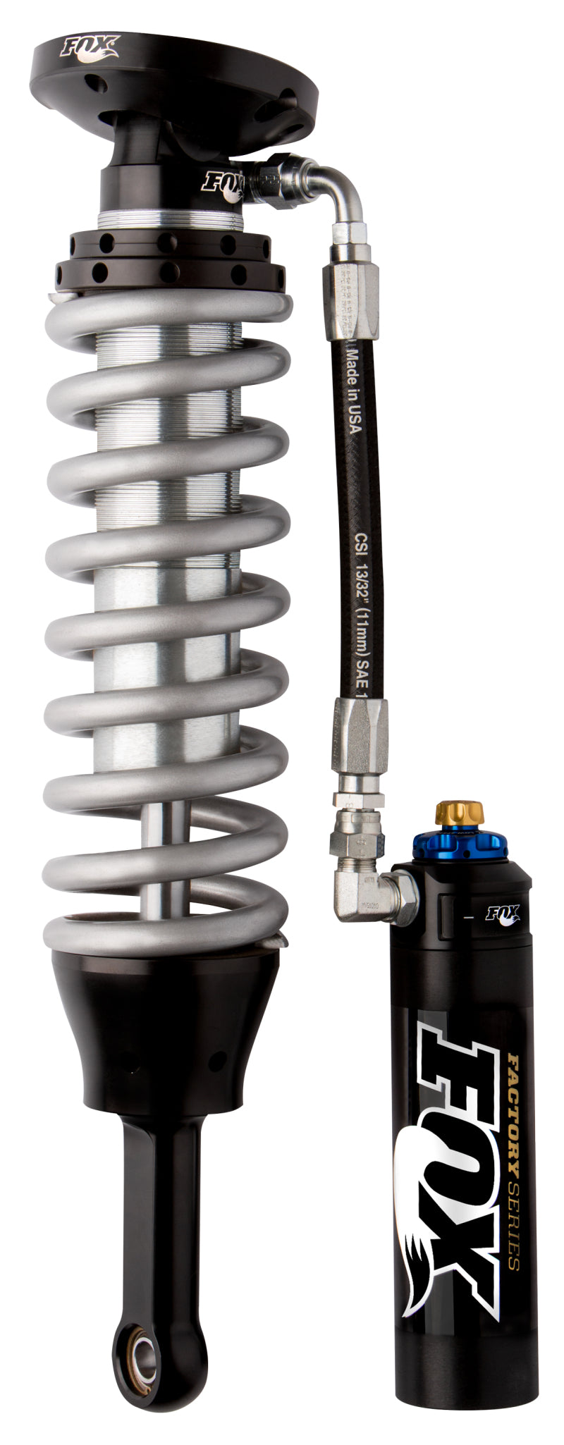 Load image into Gallery viewer, Fox 05+ Tacoma w/UCA 2.5 Factory Series 4.94in. Remote Res. Coilover Shock w/DSC Adj. - Black/Zinc
