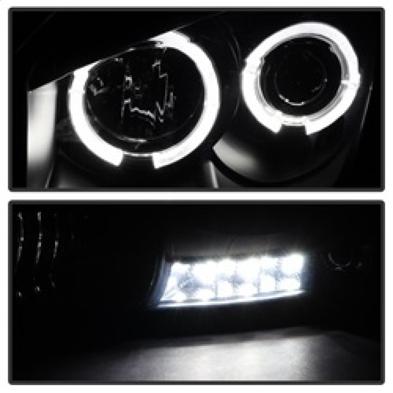 Load image into Gallery viewer, Spyder Dodge Ram 1500 06-08 06-09 Projector Headlights LED Halo LED Blk Smke PRO-YD-DR06-HL-BSM
