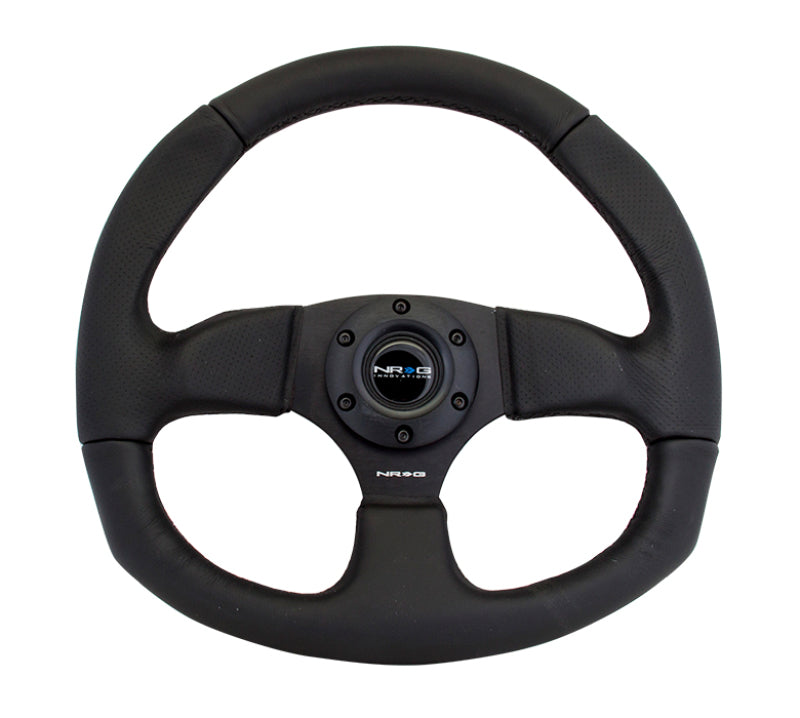 Load image into Gallery viewer, NRG Reinforced Steering Wheel (320mm Horizontal / 330mm Vertical) Leather w/Black Stitching
