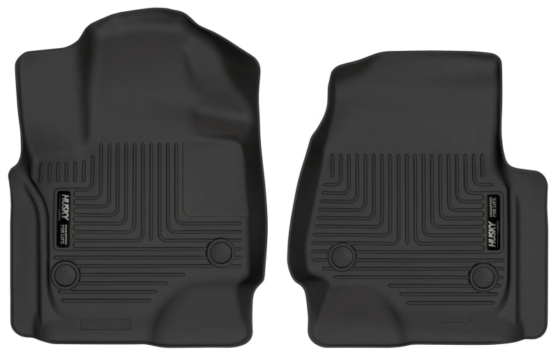 Load image into Gallery viewer, Husky Liners 18-22 Ford Expedition WeatherBeater Black Front Floor Liners
