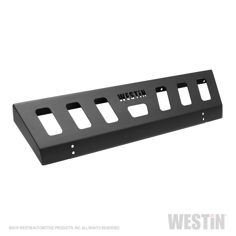 Load image into Gallery viewer, Westin 18-19 Jeep Wrangler JL Front Bumper Skid Plate - Textured Black
