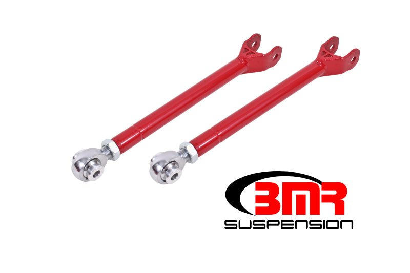 Load image into Gallery viewer, BMR 08-17 Challenger Lower Trailing Arms w/ Single Adj. Rod Ends - Red
