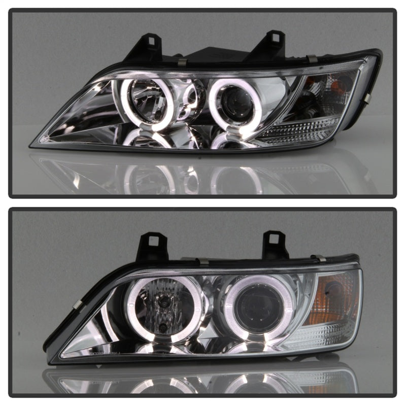 Load image into Gallery viewer, Spyder BMW Z3 96-02 Projector Headlights LED Halo Chrome High H1 Low H1 PRO-YD-BMWZ396-HL-C
