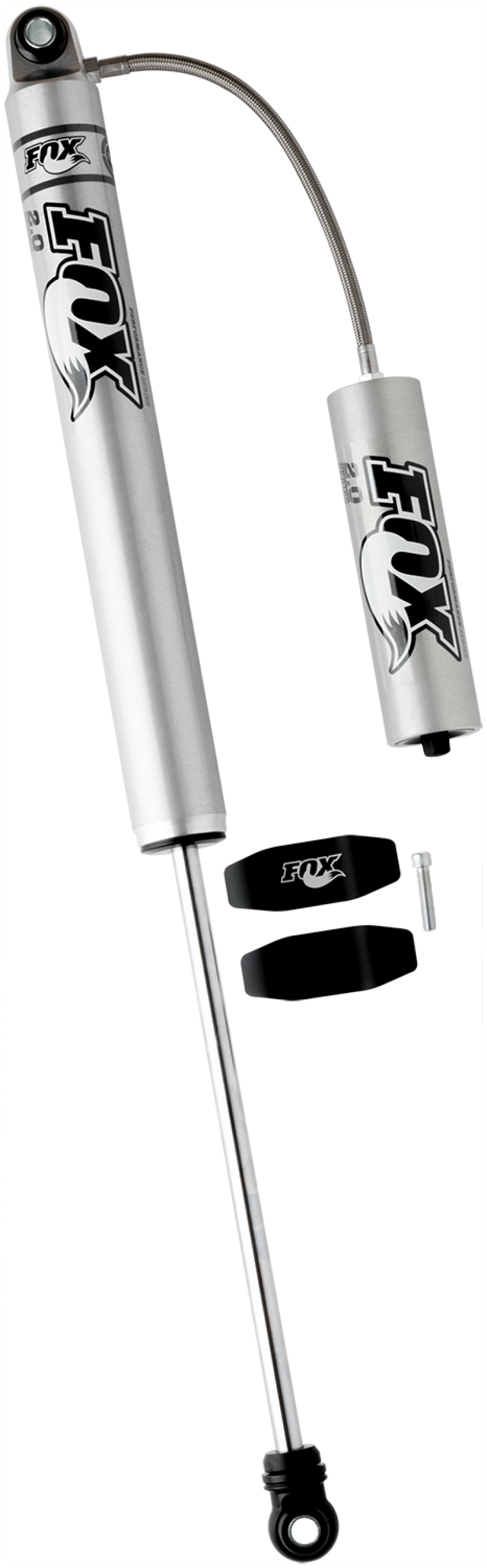 Load image into Gallery viewer, Fox 99+ Chevy HD 2.0 Performance Series 14.1in. Smooth Body Remote Res. Rear Shock / 7-10in. Lift
