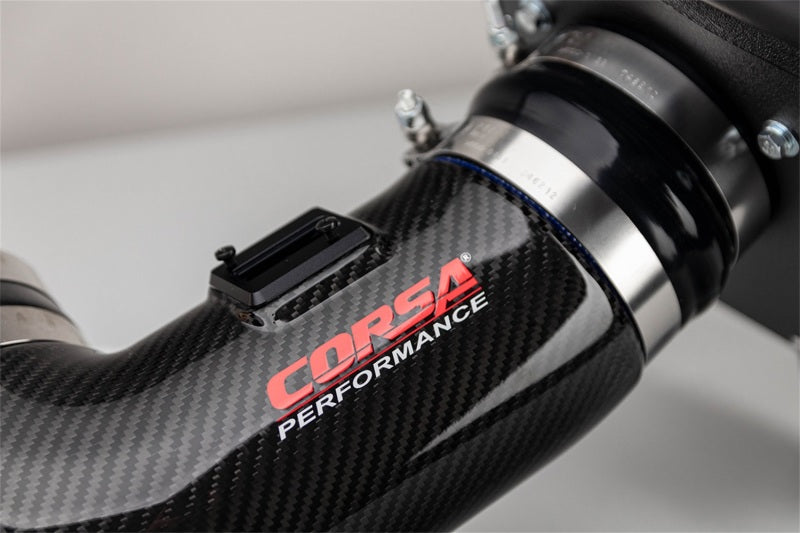 Load image into Gallery viewer, Corsa 17-21 Chevrolet Camaro ZL1 Carbon Fiber Air Intake w/ DryTech 3D No Oil Filtration
