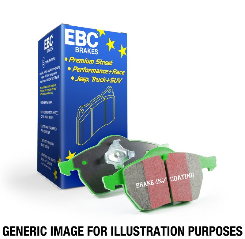 Load image into Gallery viewer, EBC 07-13 Acura MDX 3.7 Greenstuff Front Brake Pads
