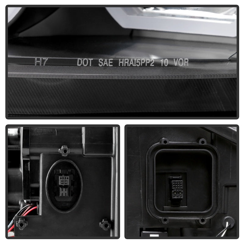 Load image into Gallery viewer, Spyder 09-12 BMW E90 3-Series 4DR HID w/ AFS Only - LED Turn - Black - PRO-YD-BMWE9009-AFSHID-BK
