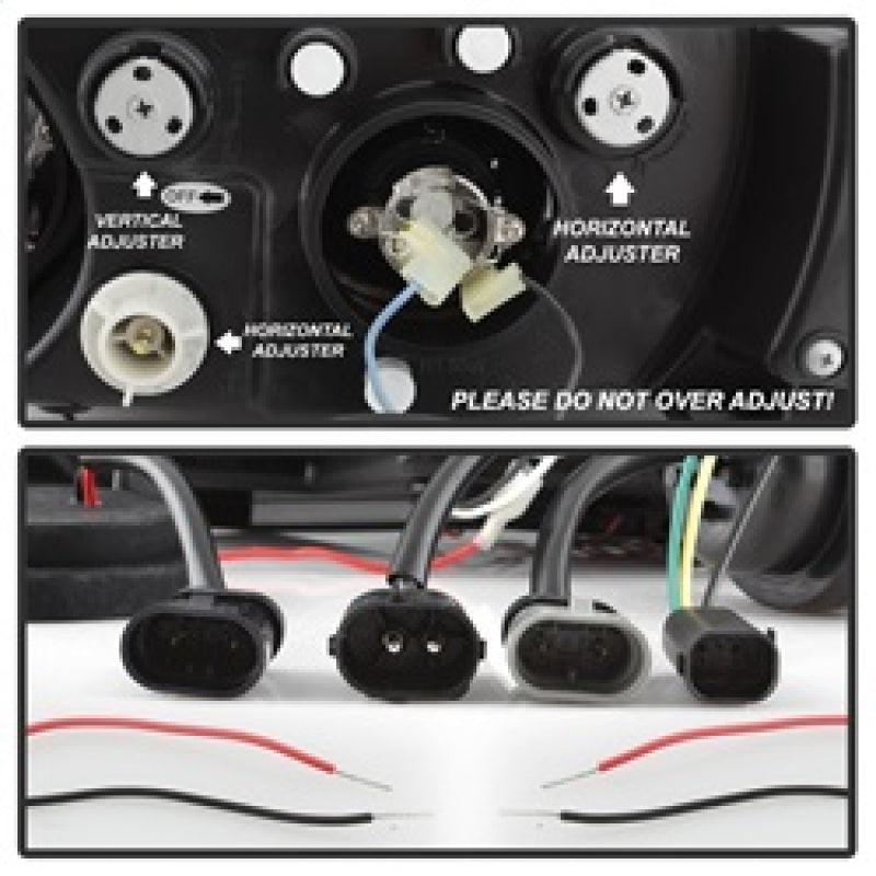 Load image into Gallery viewer, Spyder BMW Z3 96-02 Projector Headlights LED Halo Chrome High H1 Low H1 PRO-YD-BMWZ396-HL-C
