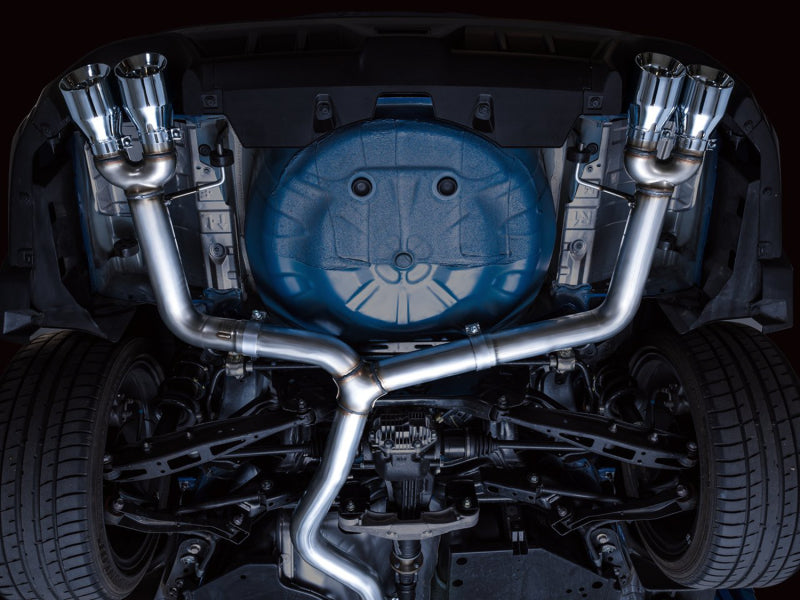 Load image into Gallery viewer, AWE Tuning 2022+ VB Subaru WRX Track Edition Exhaust - Chrome Silver Tips
