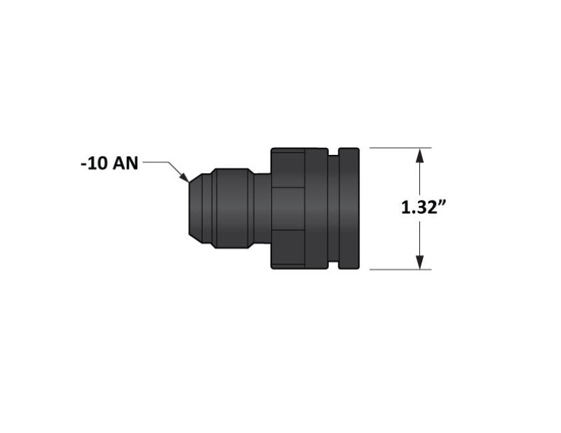 Load image into Gallery viewer, Fleece Performance Universal Billet Aluminum Adapter Fitting -10AN Male to 1.325in O-Ring Bore
