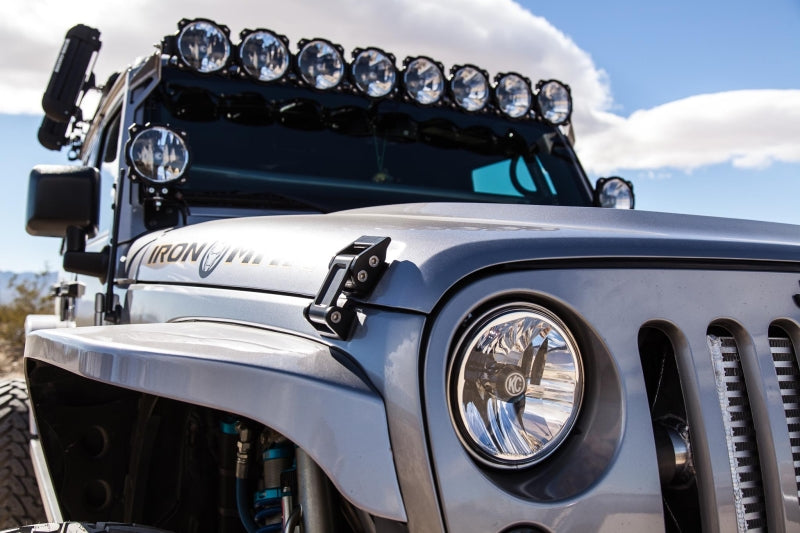 Load image into Gallery viewer, KC HiLiTES 07-18 Jeep JK (Not for Rubicon/Sahara) 7in. Gravity LED DOT Headlight (Pair Pack System)
