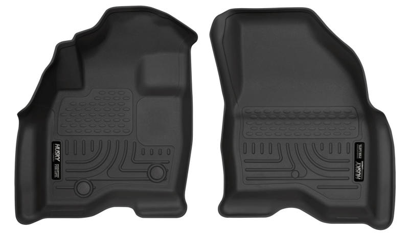 Load image into Gallery viewer, Husky Liners 15-17 Ford Explorer WeatherBeater Black Front Floor Liners
