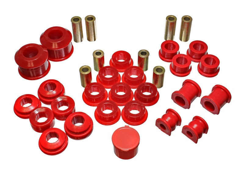 Load image into Gallery viewer, Energy Suspension 02-05 Honda Civic Si Red Hyper-Flex Master Bushing Set
