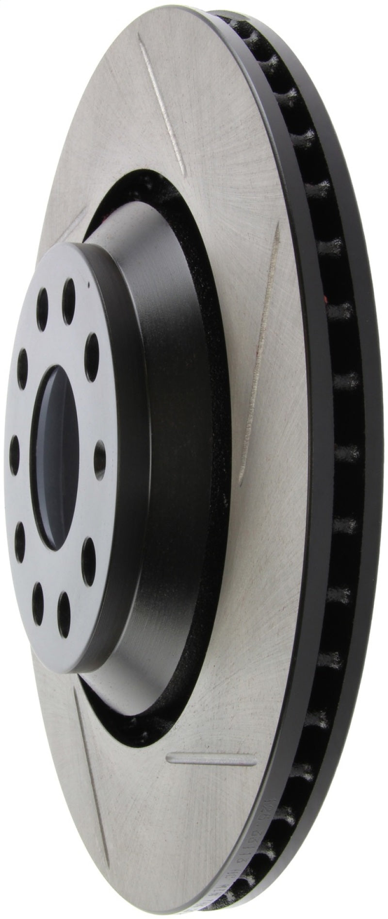 Load image into Gallery viewer, StopTech Power Slot 09 VW CC (Passat CC) / 06-09 Passat (except Syncro) Left Rear Slotted Rotor
