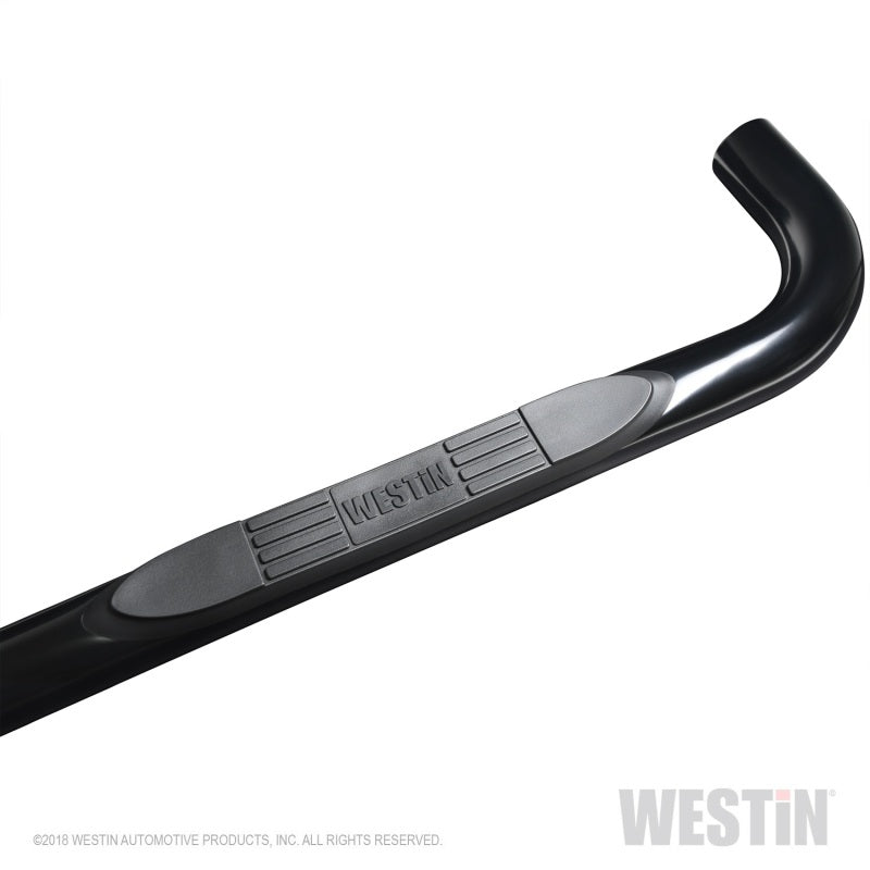 Load image into Gallery viewer, Westin 2019 Chevrolet Silverado/Sierra 1500 Crew Cab E-Series 3 Nerf Step Bars - Black
