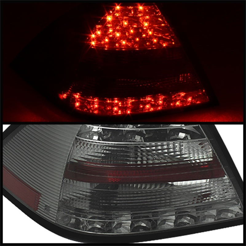 Load image into Gallery viewer, Spyder Mercedes Benz W203 C-Class 05-07 4DR Sedan LED Tail Lights Smoke ALT-YD-MBZC05-LED-SM
