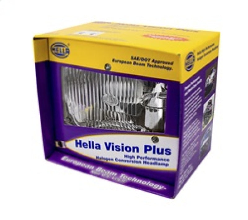 Load image into Gallery viewer, Hella Vision Plus 8in x 6in Sealed Beam Conversion Headlamp - Single Lamp

