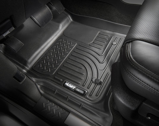 Husky Liners 09-12 Dodge Ram 1500 Quad Cab WeatherBeater Black Front & Second Seat Floor Liner