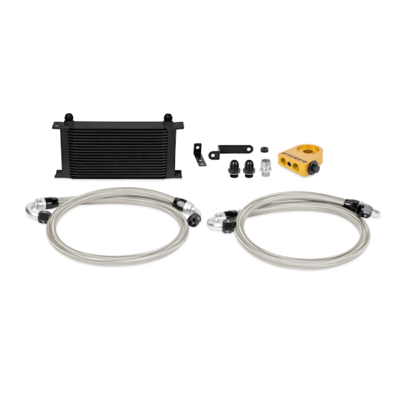 Load image into Gallery viewer, Mishimoto 08-14 WRX/STi Thermostatic Oil Cooler Kit - Black
