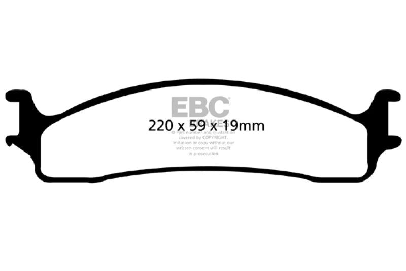 Load image into Gallery viewer, EBC 06-11 Dodge Ram 1500 Mega Cab 2WD Extra Duty Front Brake Pads

