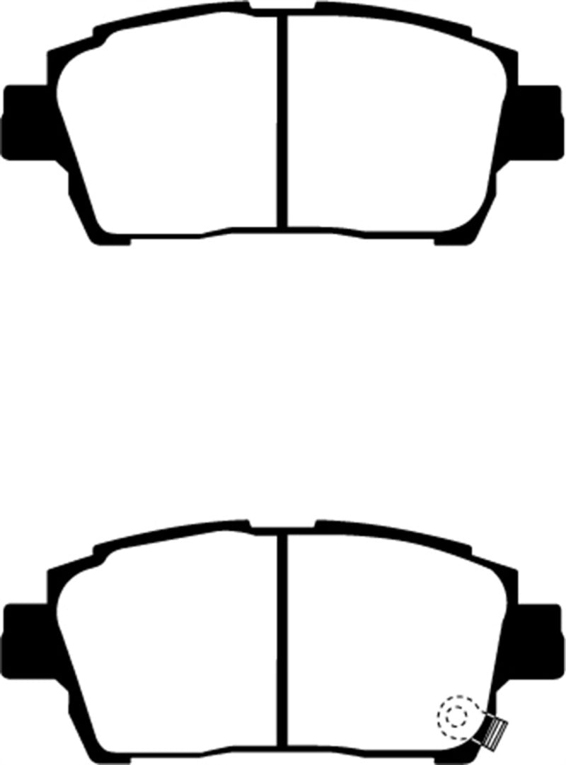 Load image into Gallery viewer, EBC 03-07 Scion XA 1.5 Yellowstuff Front Brake Pads
