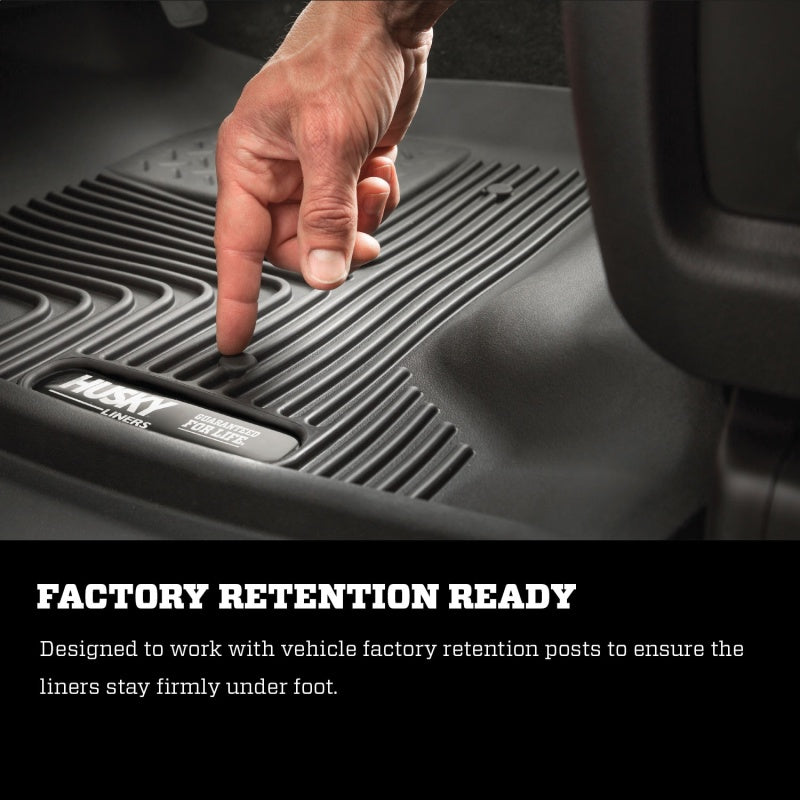 Load image into Gallery viewer, Husky Liners 2019 Chevy Silverado 1500 Crew Cab X-Act Contour Front Black Floor Liners
