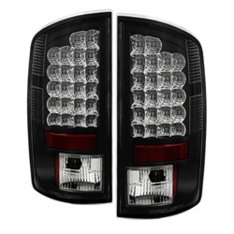 Load image into Gallery viewer, Spyder Dodge Ram 07-08 1500/Ram 07-09 2500/3500 LED Tail Lights Black ALT-YD-DRAM06-LED-BK
