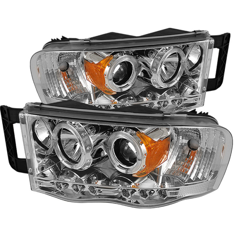 Load image into Gallery viewer, Spyder Dodge Ram 1500 02-05/Ram 2500 03-05 Projector Headlights LED Halo LED Chrm PRO-YD-DR02-HL-C
